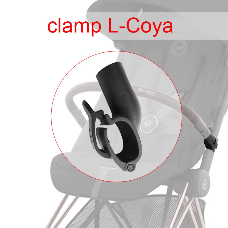 Base d'accoudoir de poussette pour Cybex Coya Bumosquito, pince de barre de pare-chocs, clip de clôture de sécurité, connecteur de fixation parfait, accessoires pour bébé Bumosquito