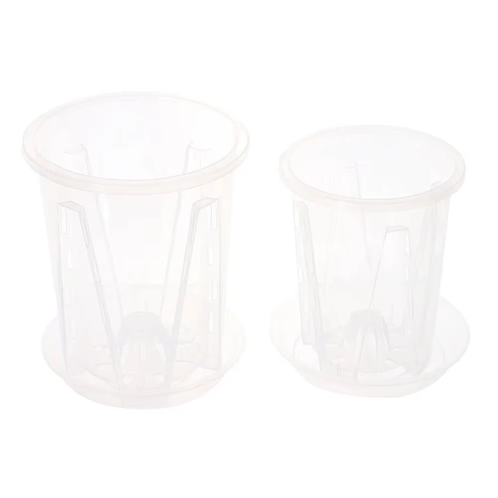 Pot de fleur Transparent en plastique