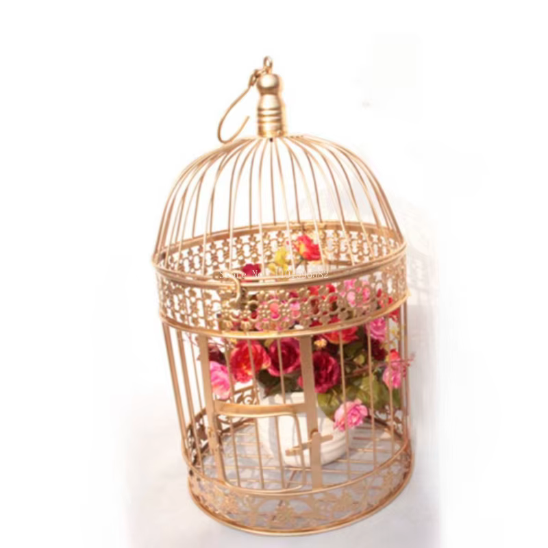 Cage à oiseaux en fer de style européen