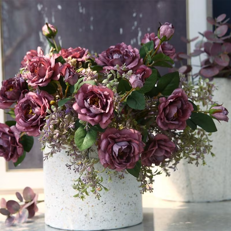 E8BD – ornement Floral pivoine