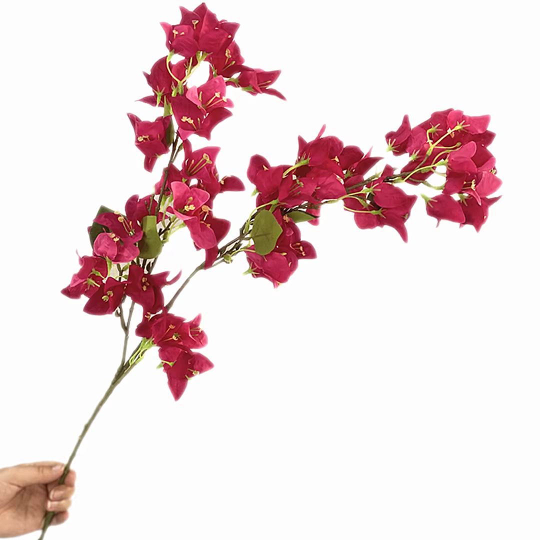 Une branche de fleur de bougainville artificielle