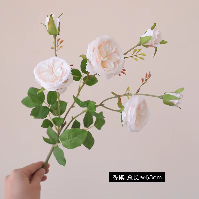 Fausses roses écologiques à longue tige