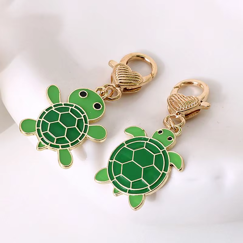 Porte-clés tortue, pendentif océan mignon pour breloques de sac, bijoux unisexe, accessoire de porte-clés de voiture, cadeau