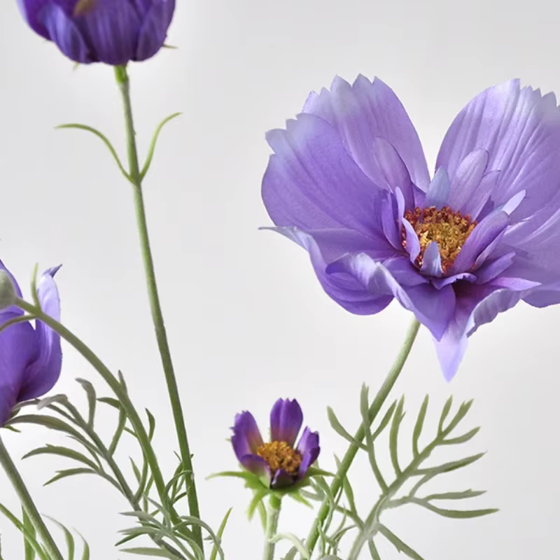 Fleur artificielle en peluche pour la décoration de la maison