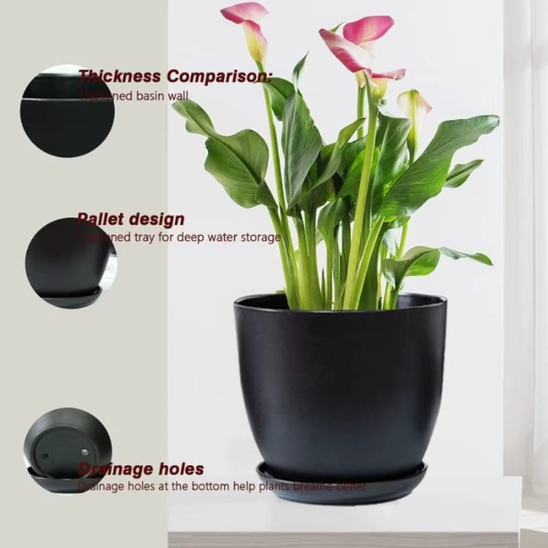 Pot fleur classique pour les amateurs plantes d'intérieur d'extérieur