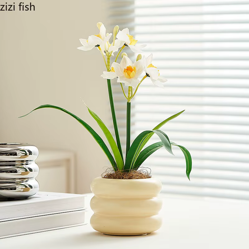 Pot de fleur en céramique matut créatif