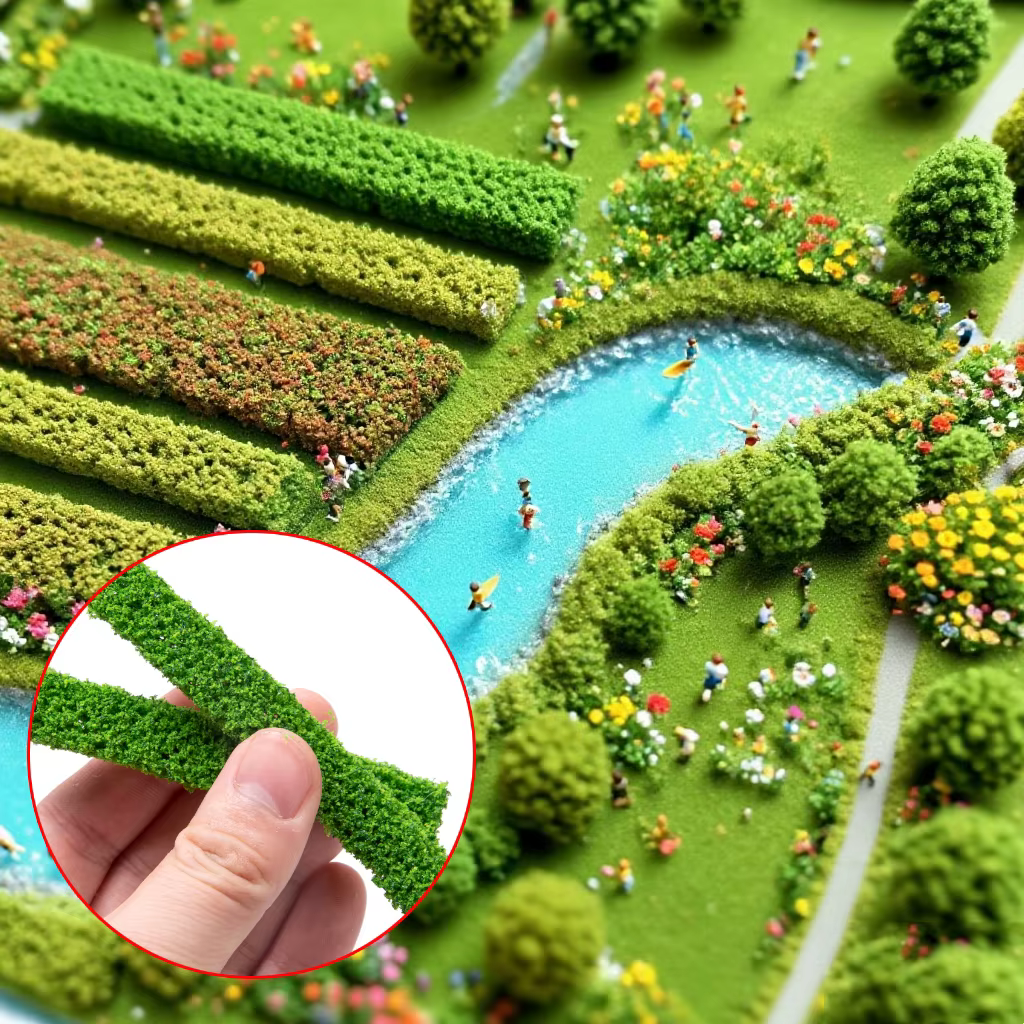 Bandes d'arbustes miniatures