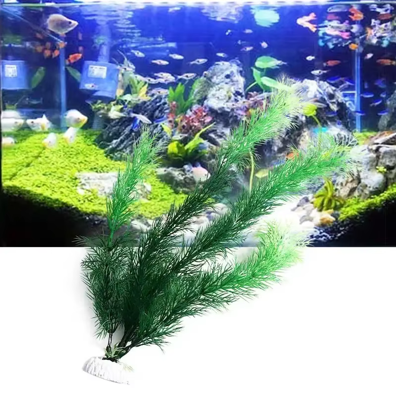 Plantes artificielles de décoration d'aquarium