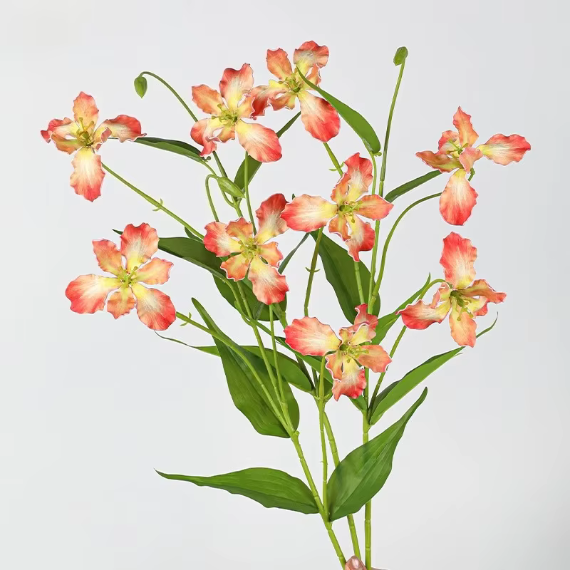 Branche de lys artificielle décorative pour mariage