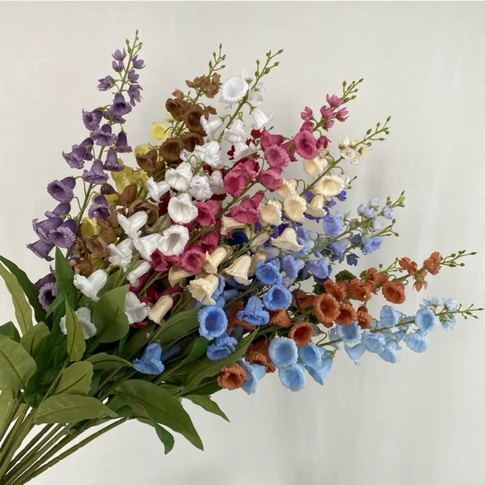 Nouvelles longues tiges de lys artificiels décoratifs