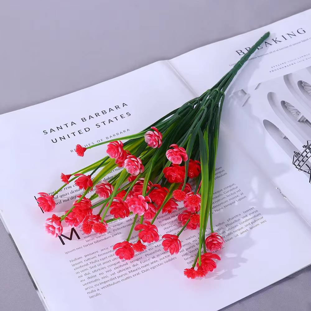 Fausses fleurs de camélia artificielles