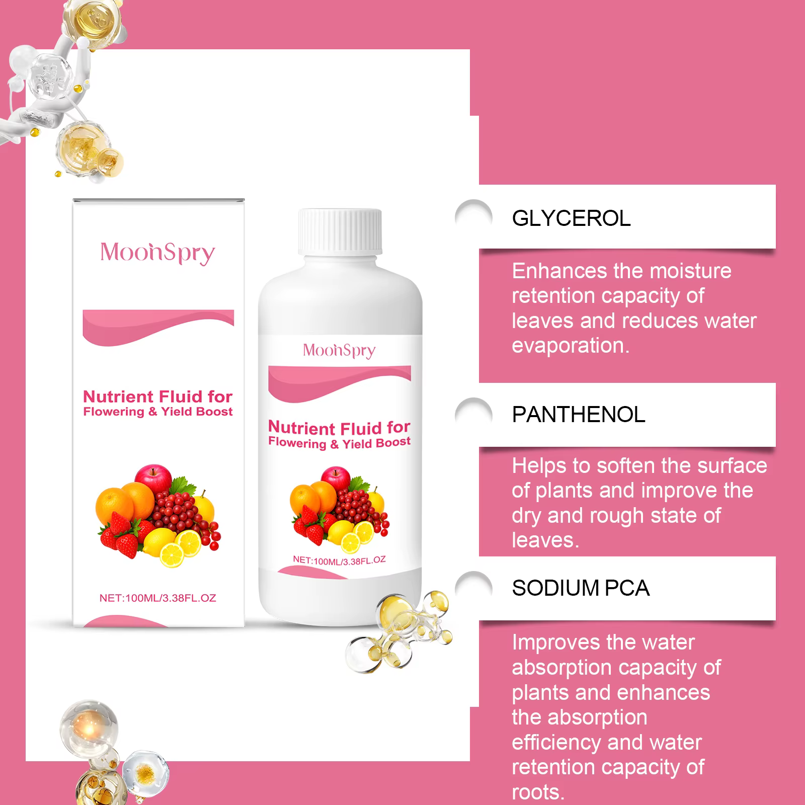Solution nutritive pour fleurs