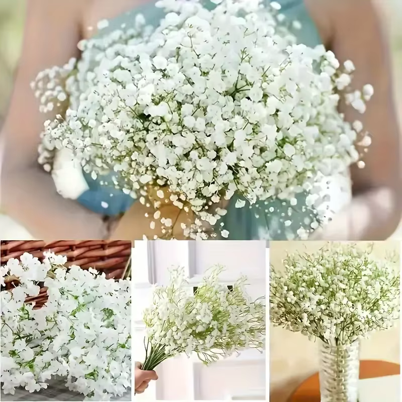 Fleurs artificielles d'haleine de bébé au toucher réel