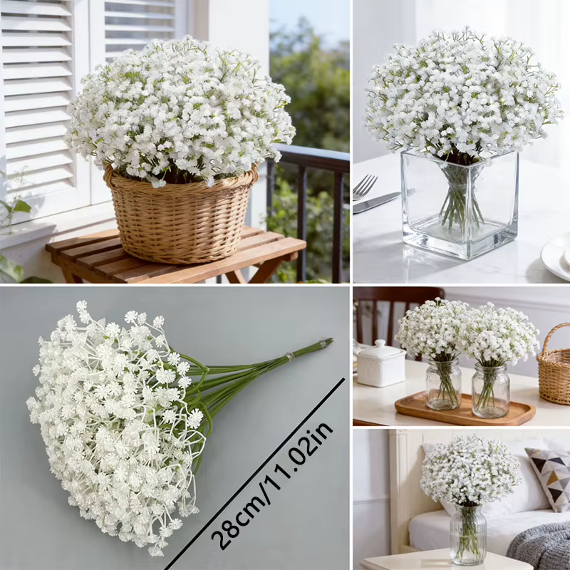 24 bouquets - 720 fleurs artificielles pour la Saint-Valentin et les mariages