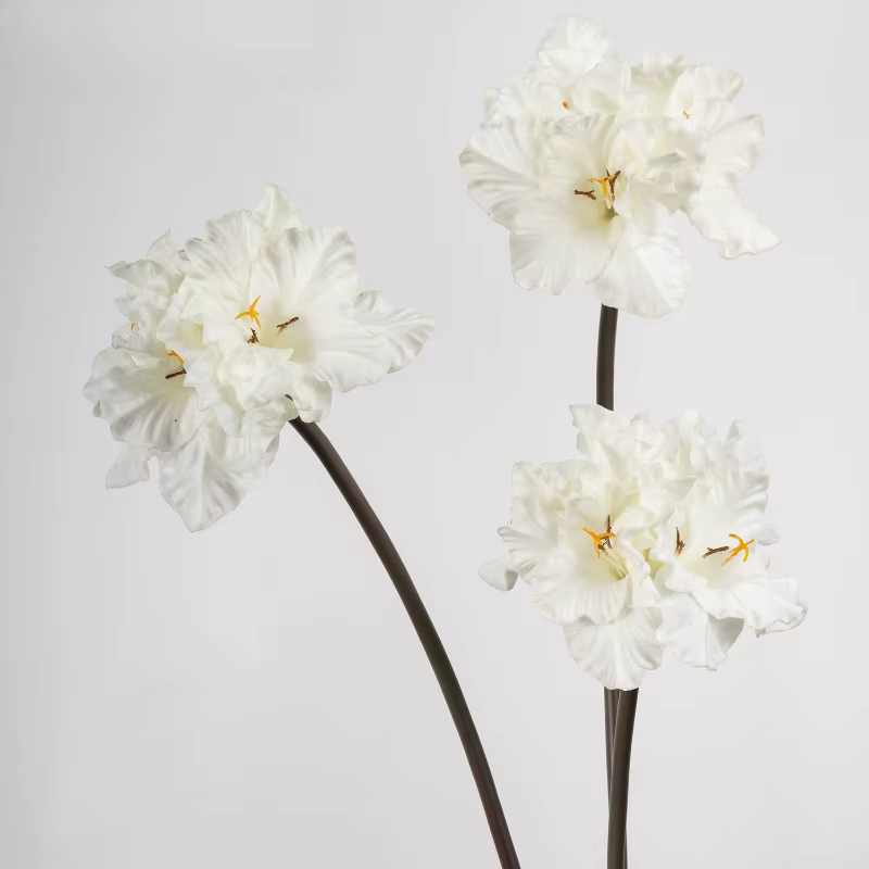 6 pièces de fleurs artificielles en PU