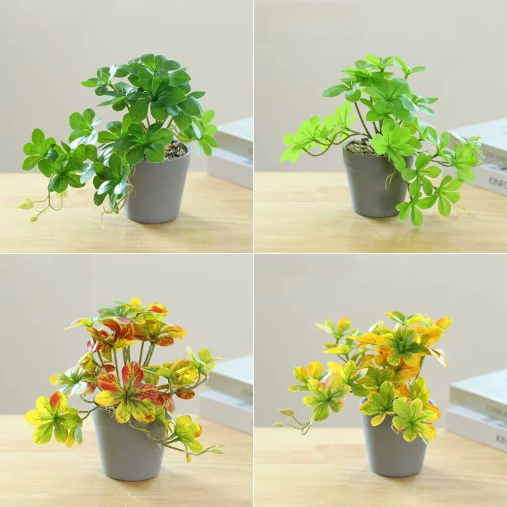 Bonsaï artificiel, plante artificielle avec pot
