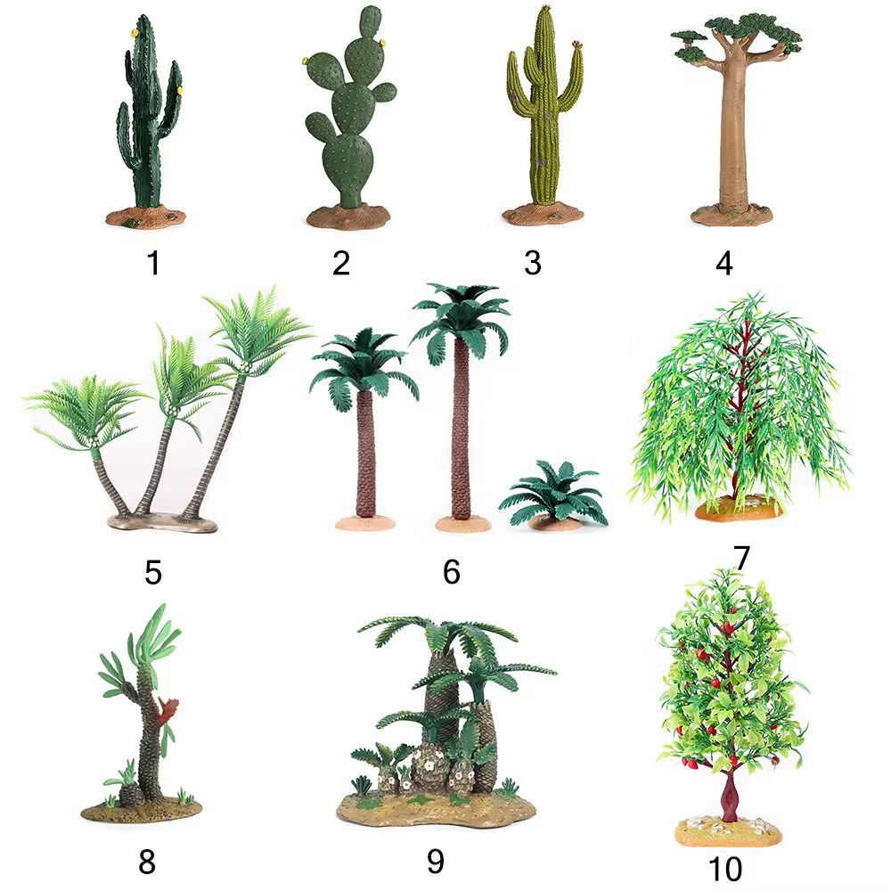 Modèles de Cactus artificiels en plastique
