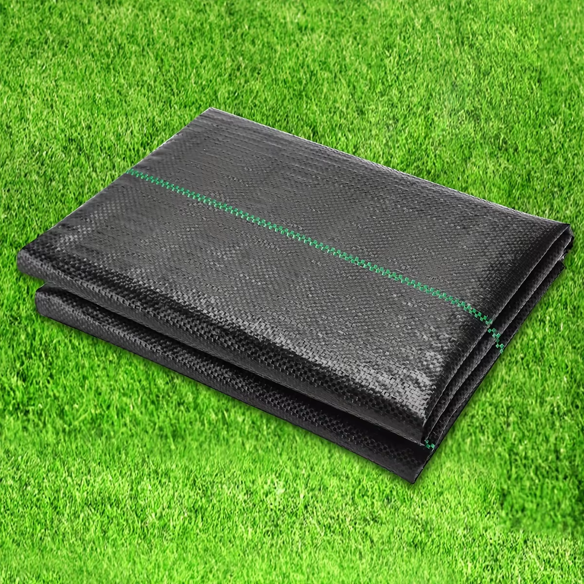 Toile de paillage horticole noire en PP respirante et perméable à l'eau pour jardin et potager