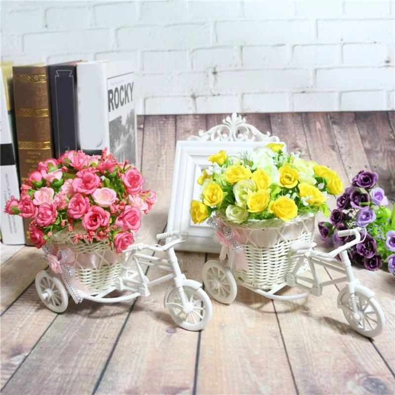 Panier fleurs en forme Cycle