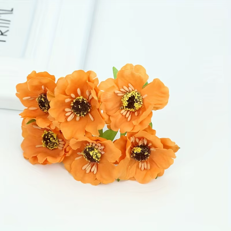 Fleurs artificielles en soie