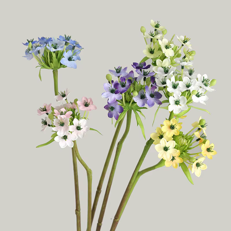 Fleur artificielle en velours 65cm