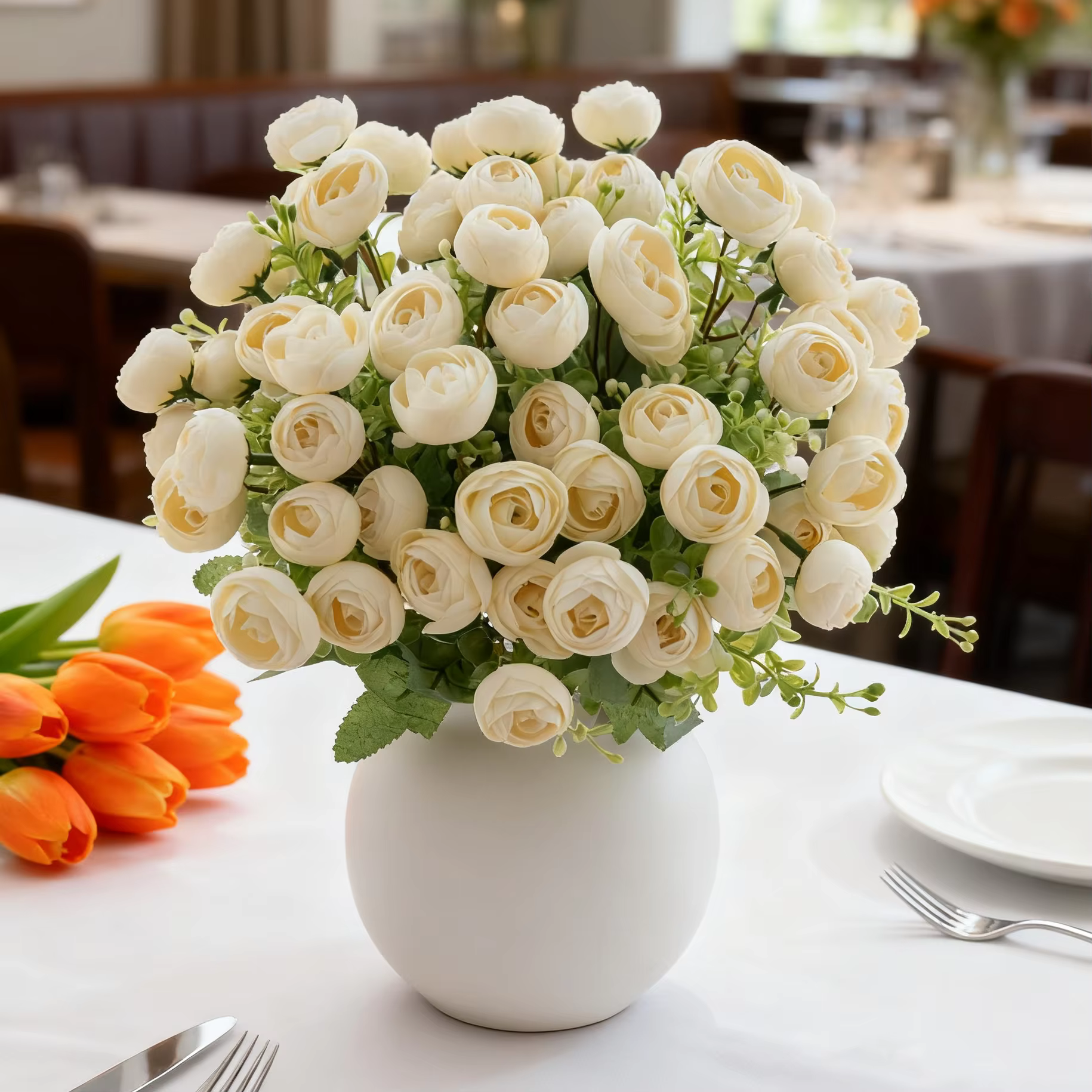 Bouquet de fleurs artificielles en soie pour festival