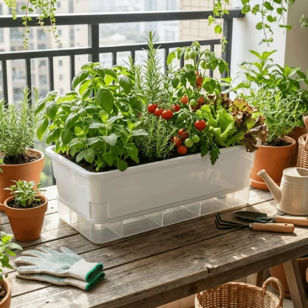 Pots de culture hydroponique en plastique épaissi