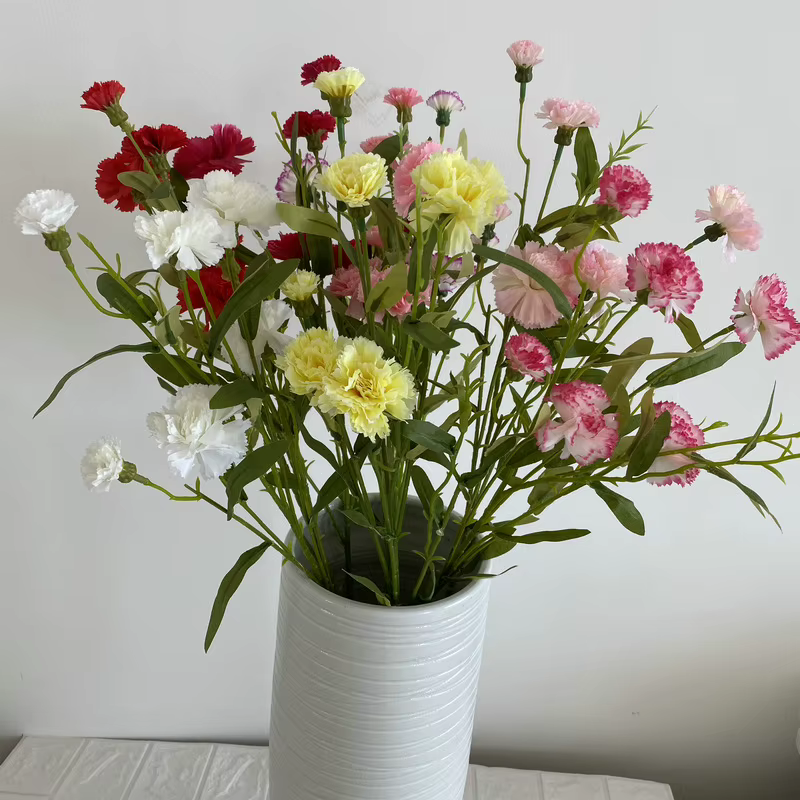 Fausses fleurs artificielles pour décoration de mariage