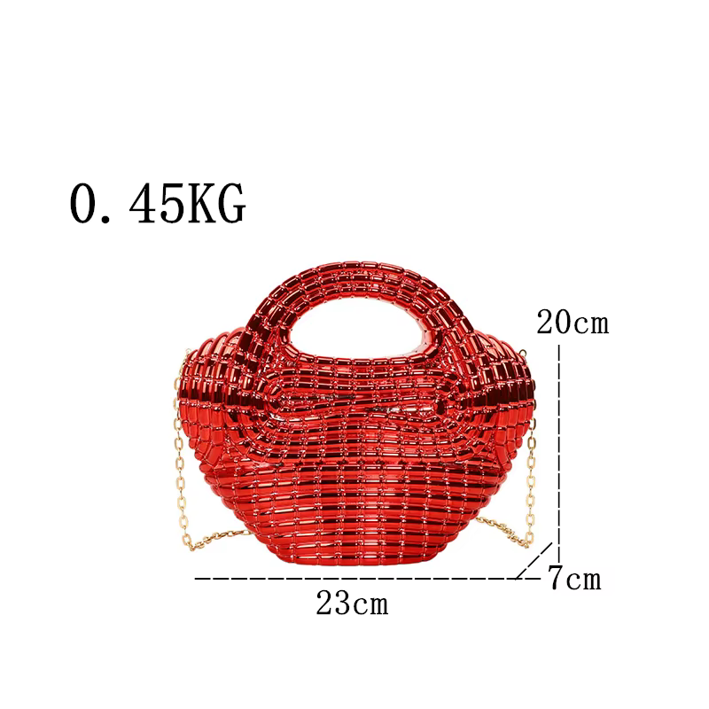 Sac à main en acrylique élégant pour femmes, sacs à bandoulière de styliste, sacoche pour fête et usage quotidien