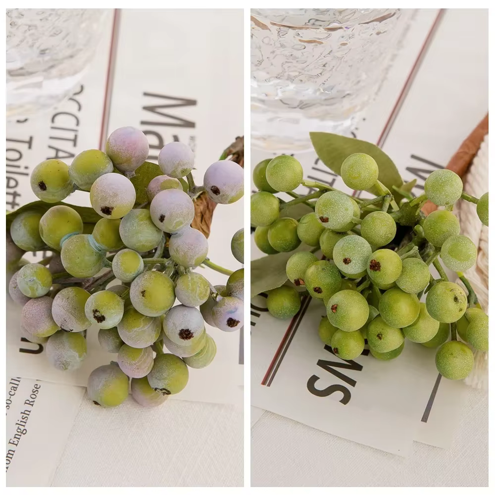 Branche de haricot INS verte artificielle 29cm