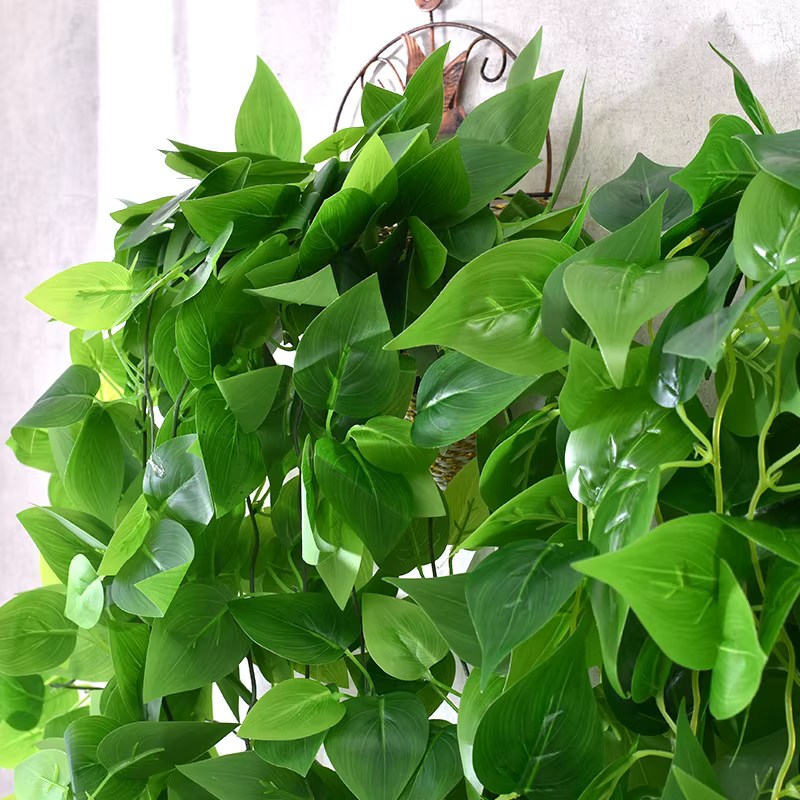 Guirlande de fausses feuilles de lierre artificielles