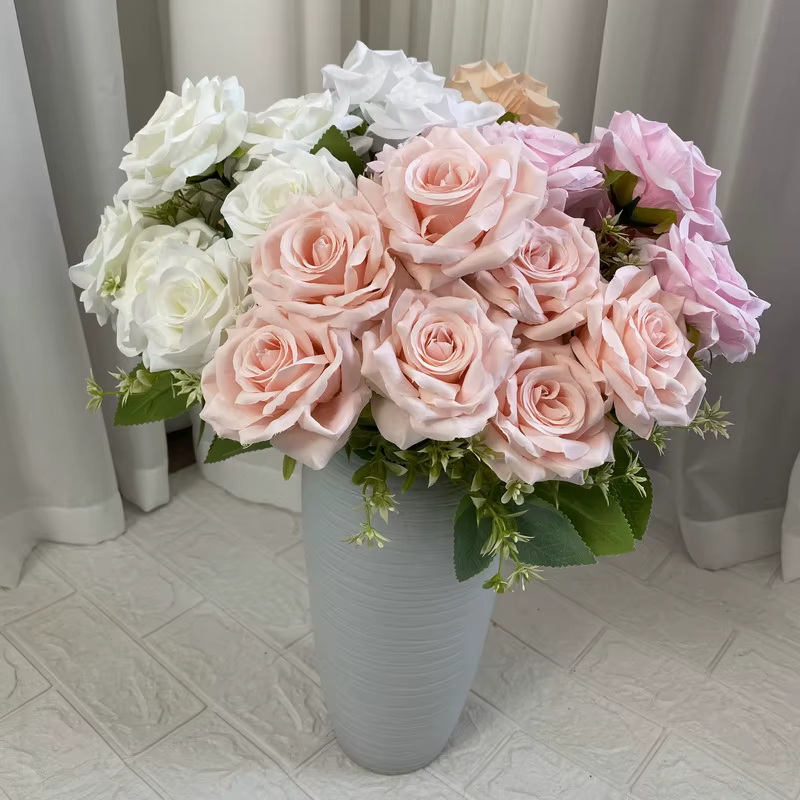Roses artificielles de Paris de 16.5 pouces