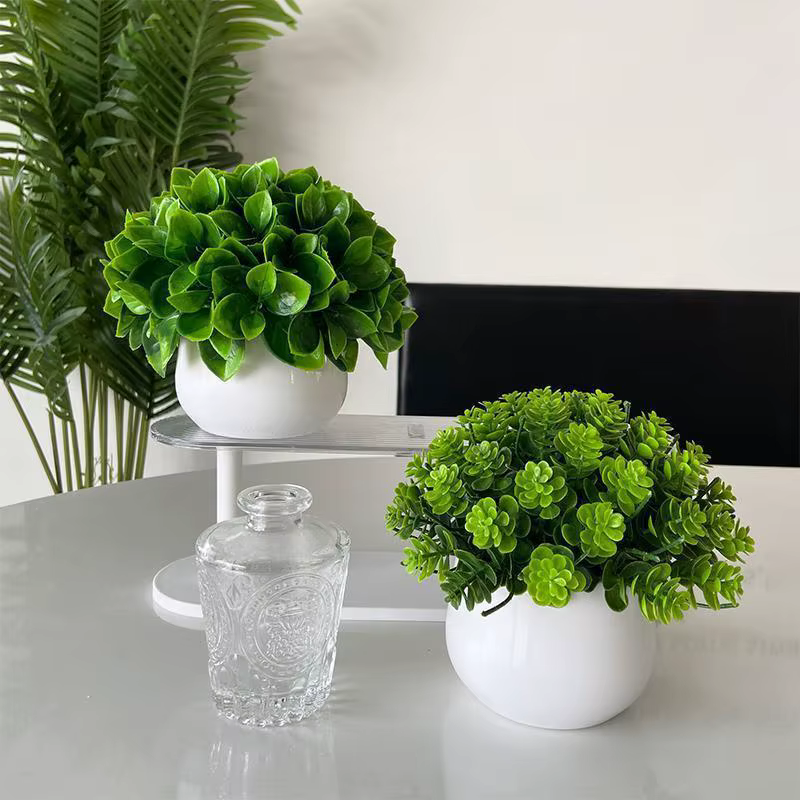 Bonsaï artificiel, plantes artificielles vertes