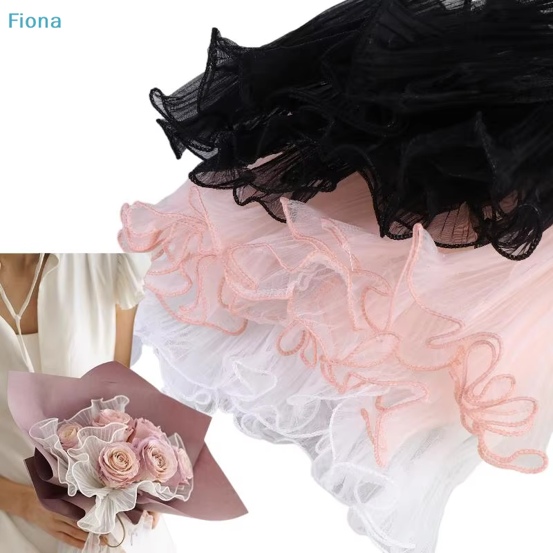 ✔ Tulle à volants pour emballage de fleurs