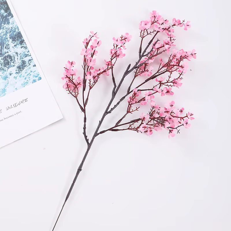 Bouquet de fleurs de cerisier artificielles