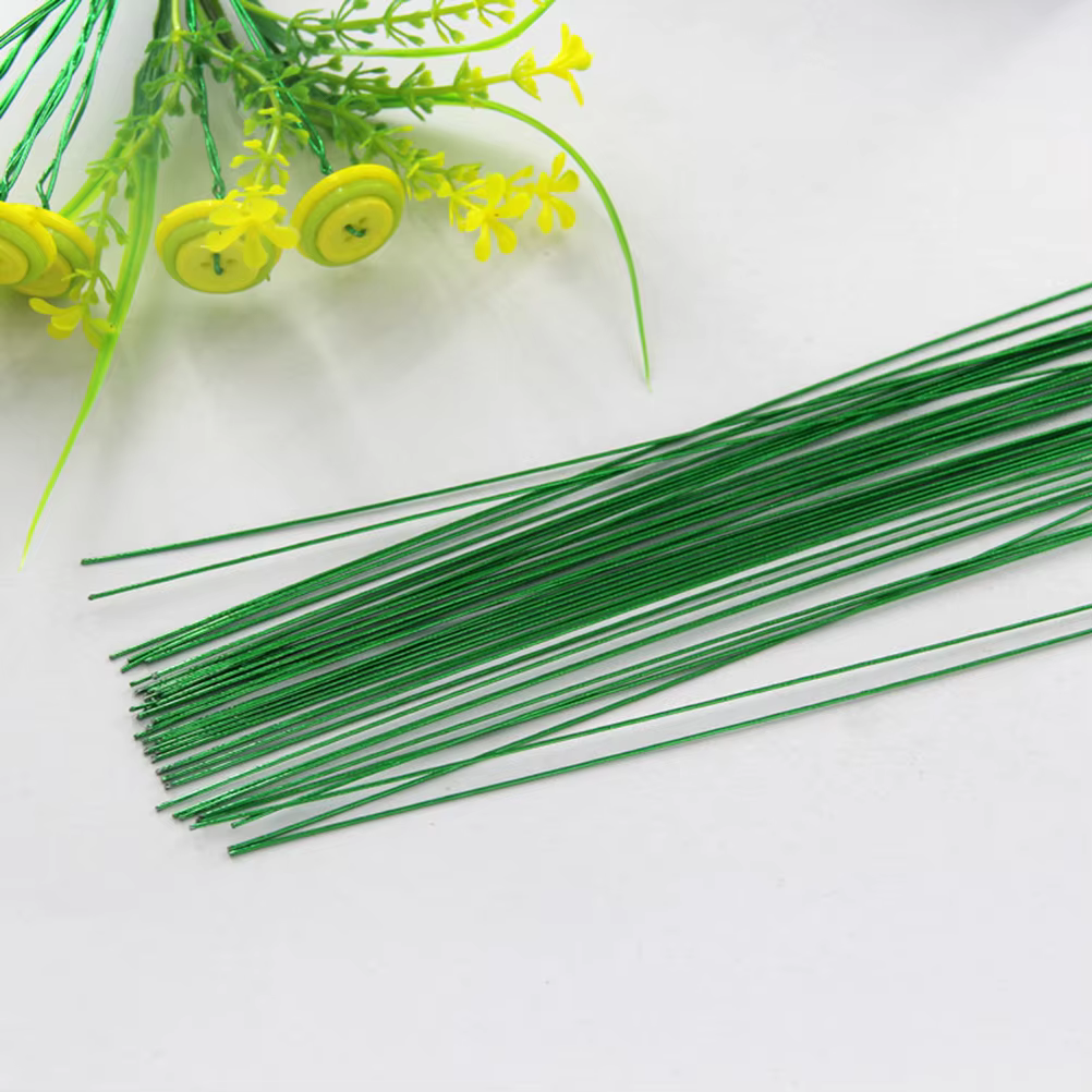 Fil de fer pour document de bouquet de fleurs bricolage