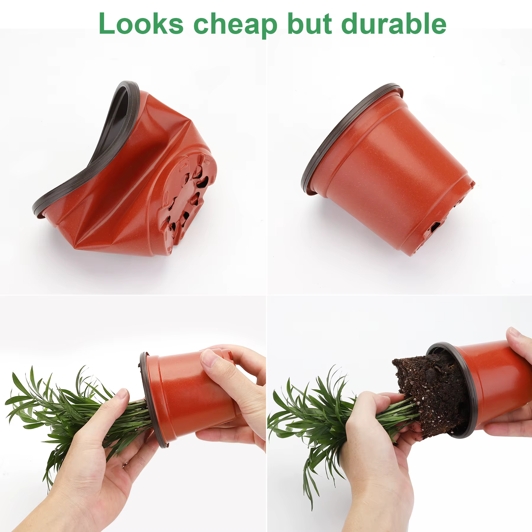 Pots de pépinière pour plantes avec dôme d'humidité