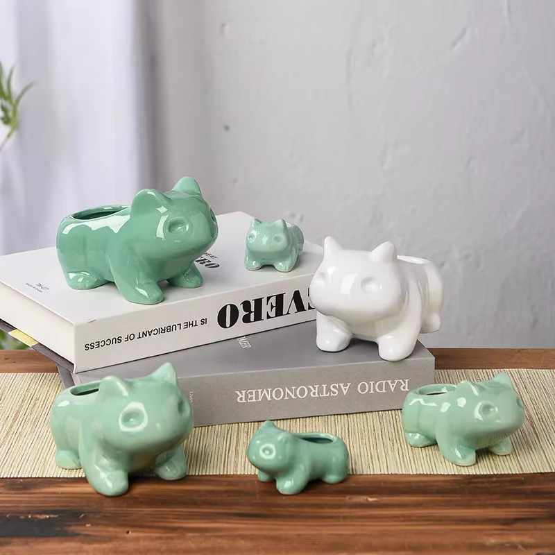 Mini Pot de fleurs créatif en céramique