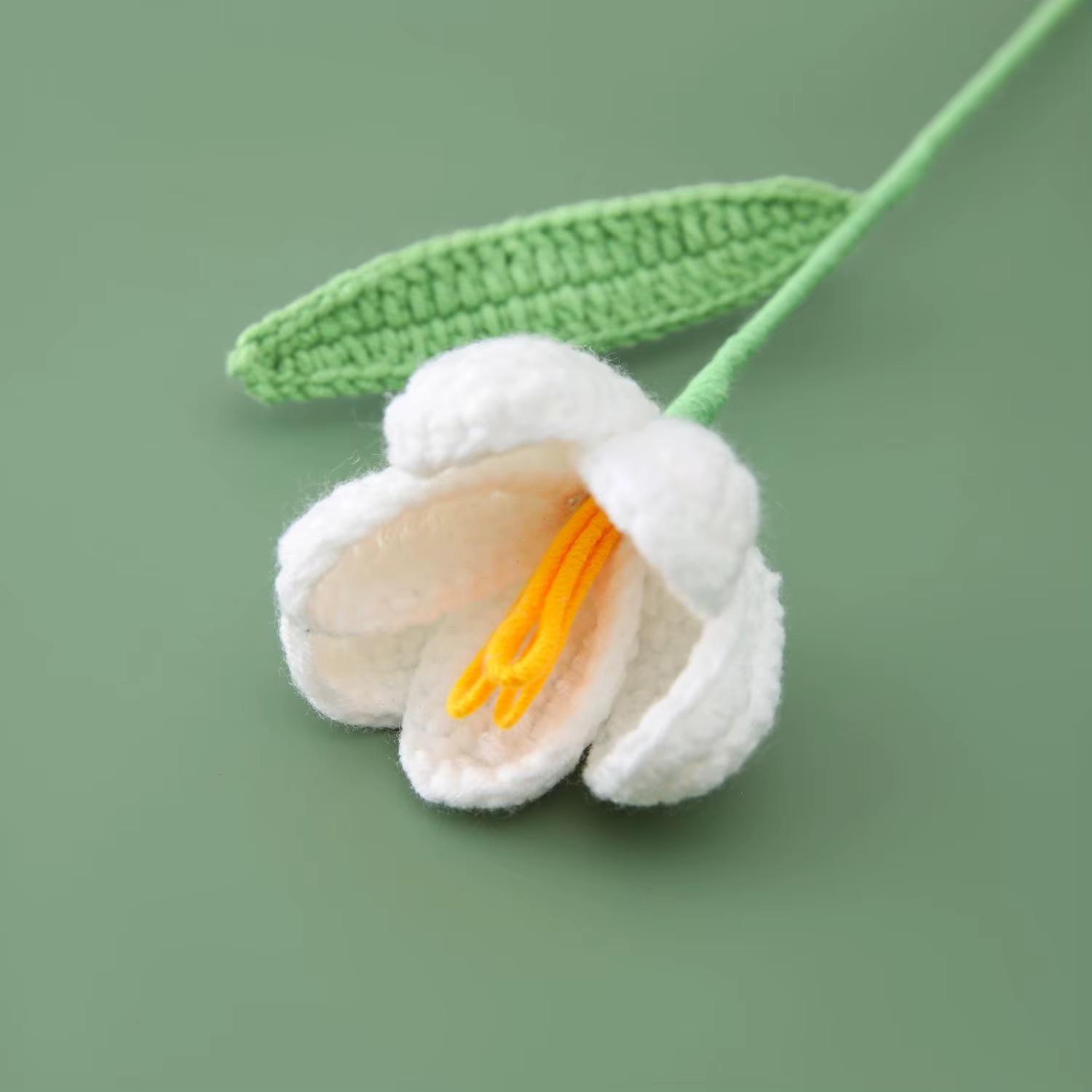 Bouquet de tulipes artificielles en Crochet