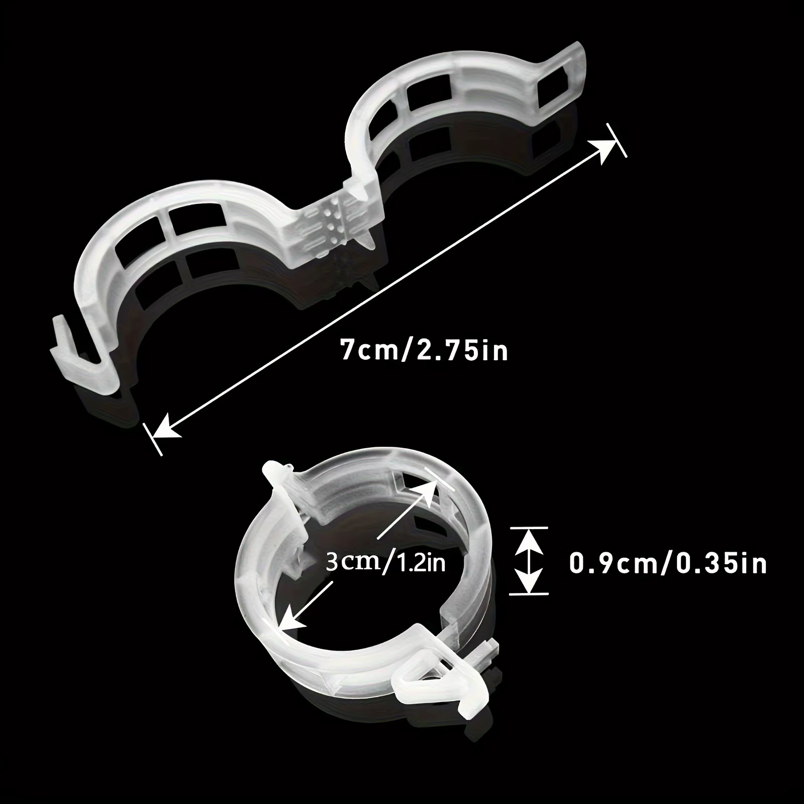 Clips de Support pour plantes en plastique