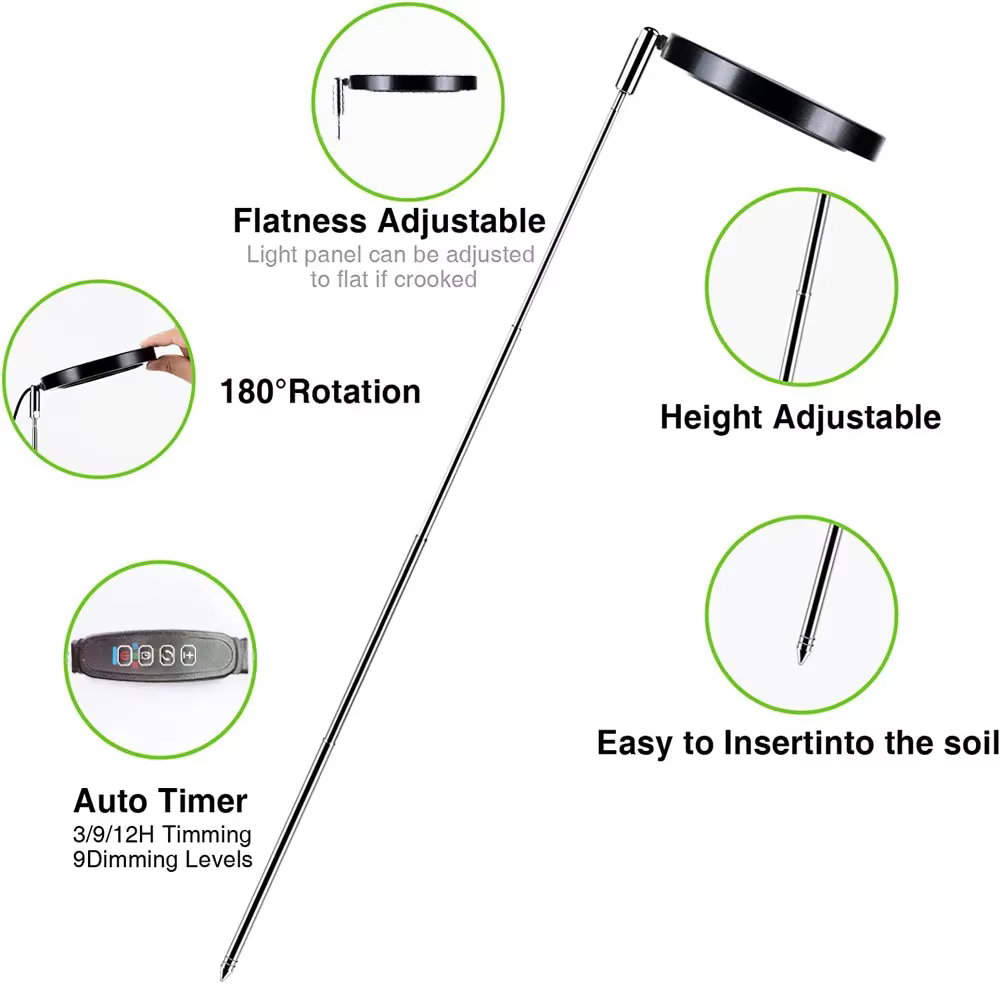 Lampe de culture LED à spectre complet pour plantes d'intérieur