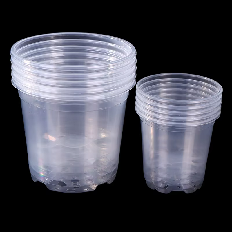 【TG】 5 pots de pépinière transparents de 3 à 6 pouces