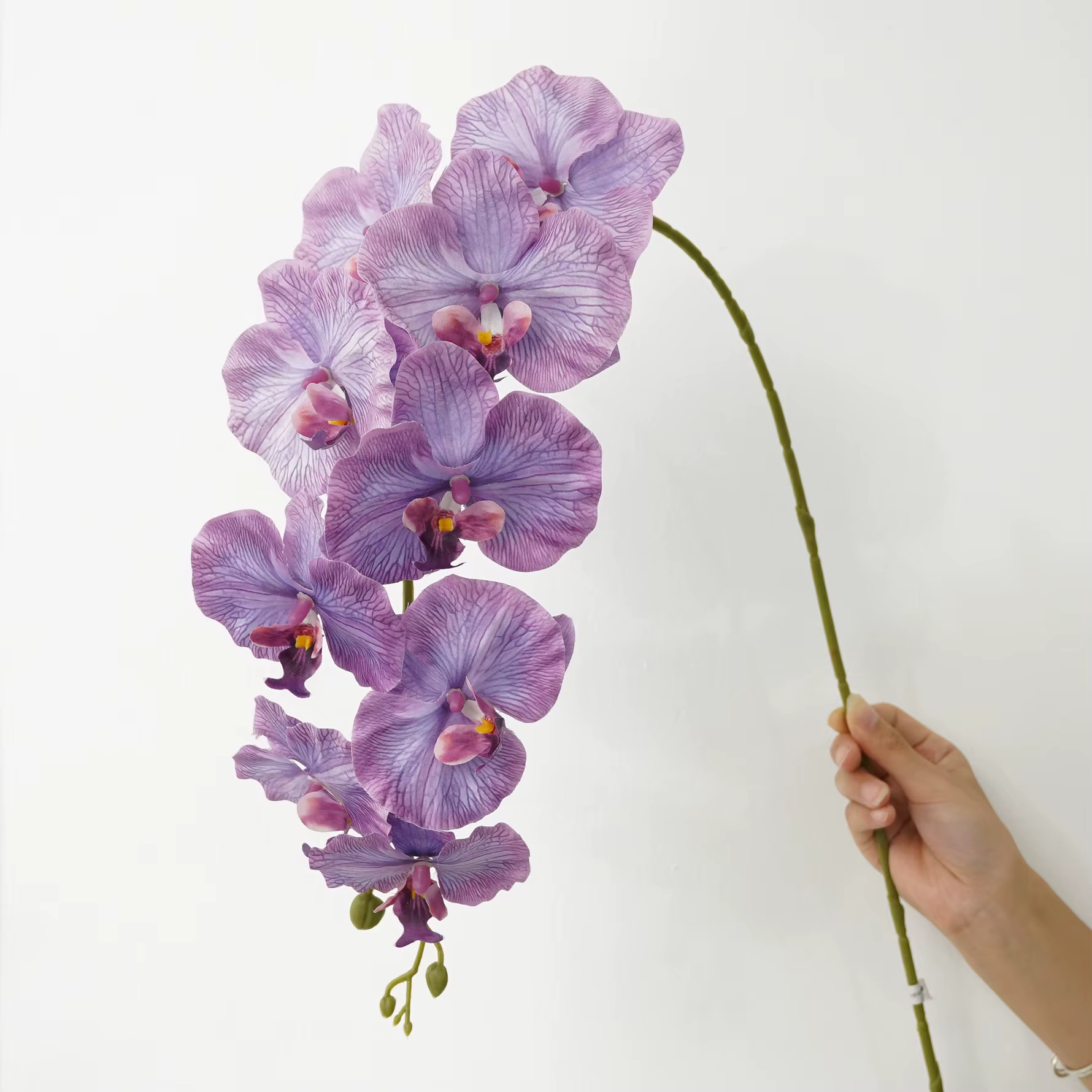 CHUXIN C4345 Bouquets d'orchidées artificielles à 9 têtes