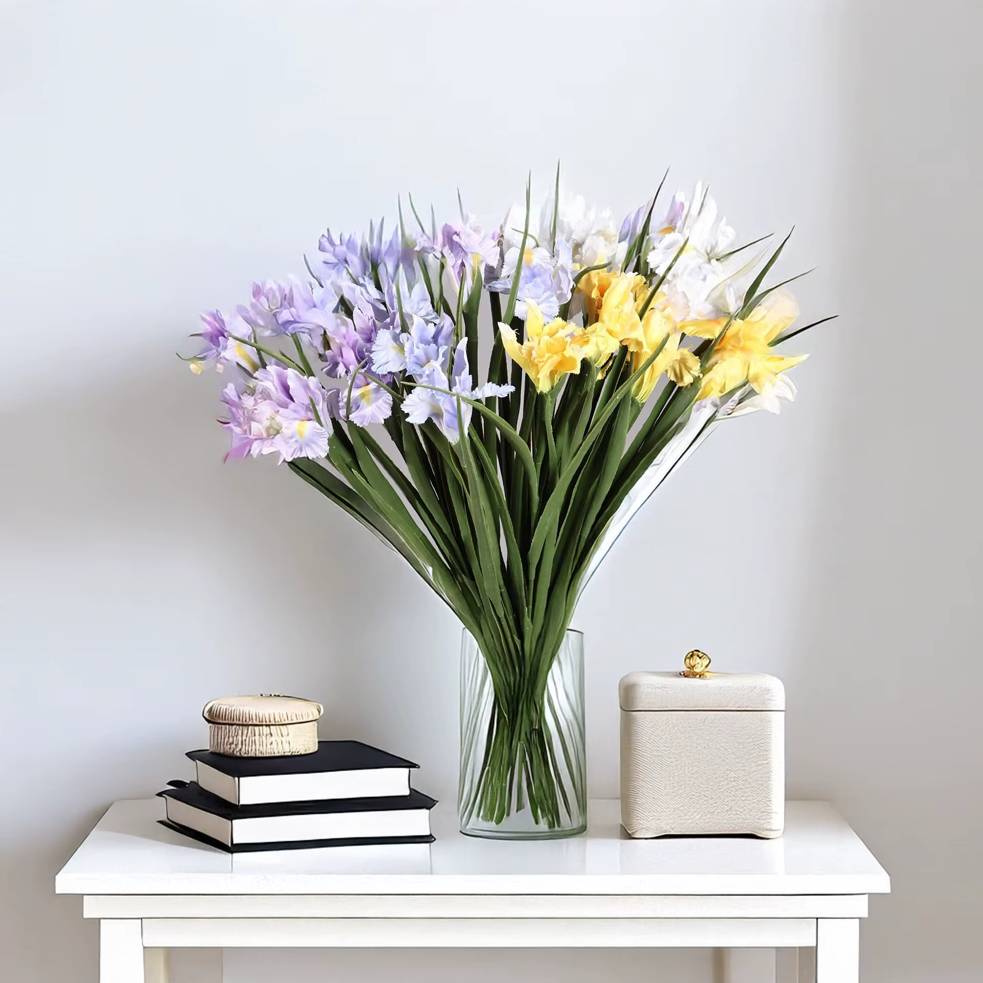 27In Iris fleur fleurs artificielles fausses