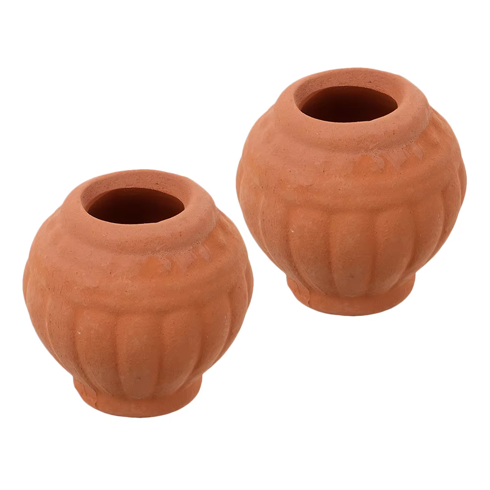 Mini bassin en terre cuite Cupidon pour femmes, 2 pièces, petits Pots de plantes, accessoires succulents, bol en argile fait à la main, mignon