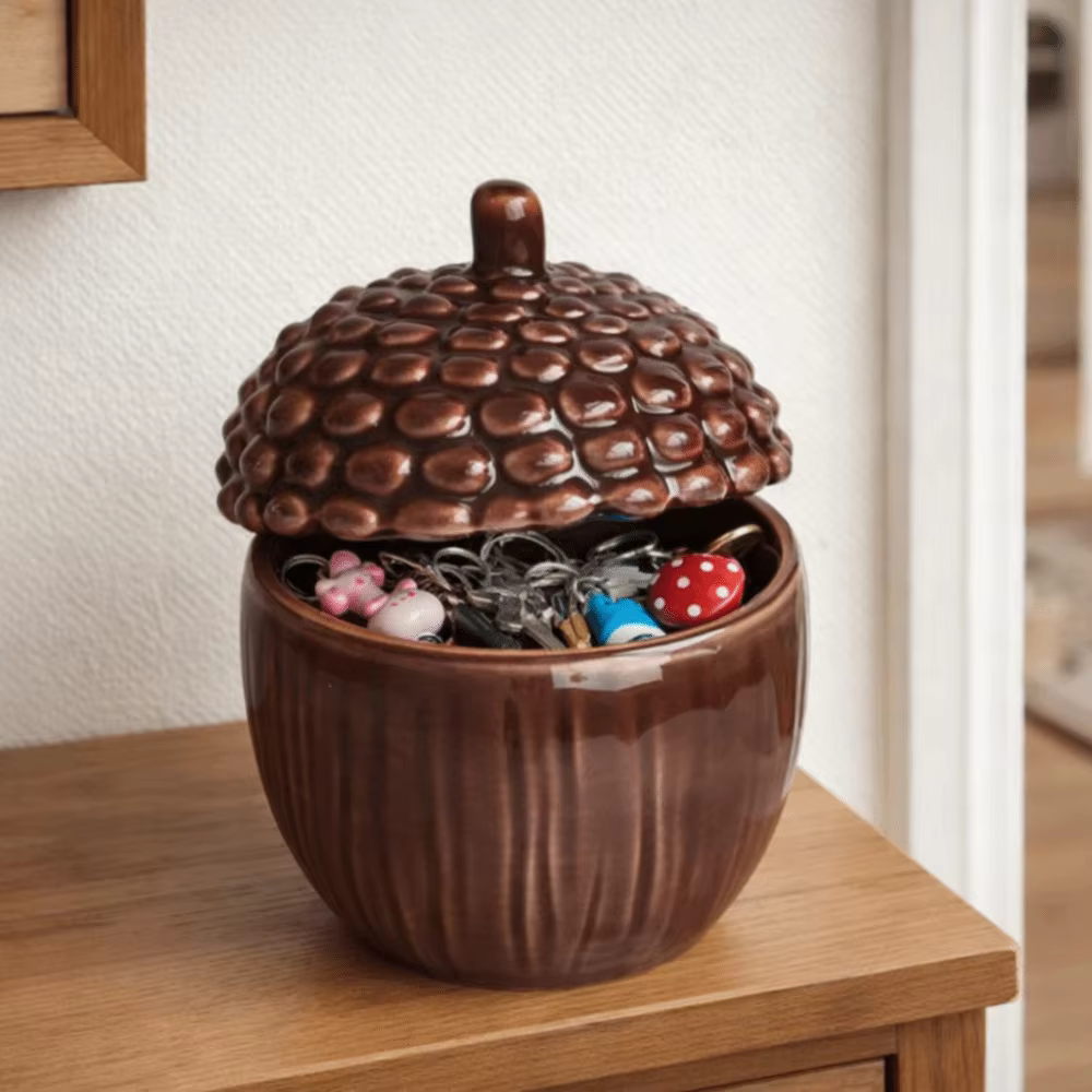 Pot à bougie multifonctionnel en céramique