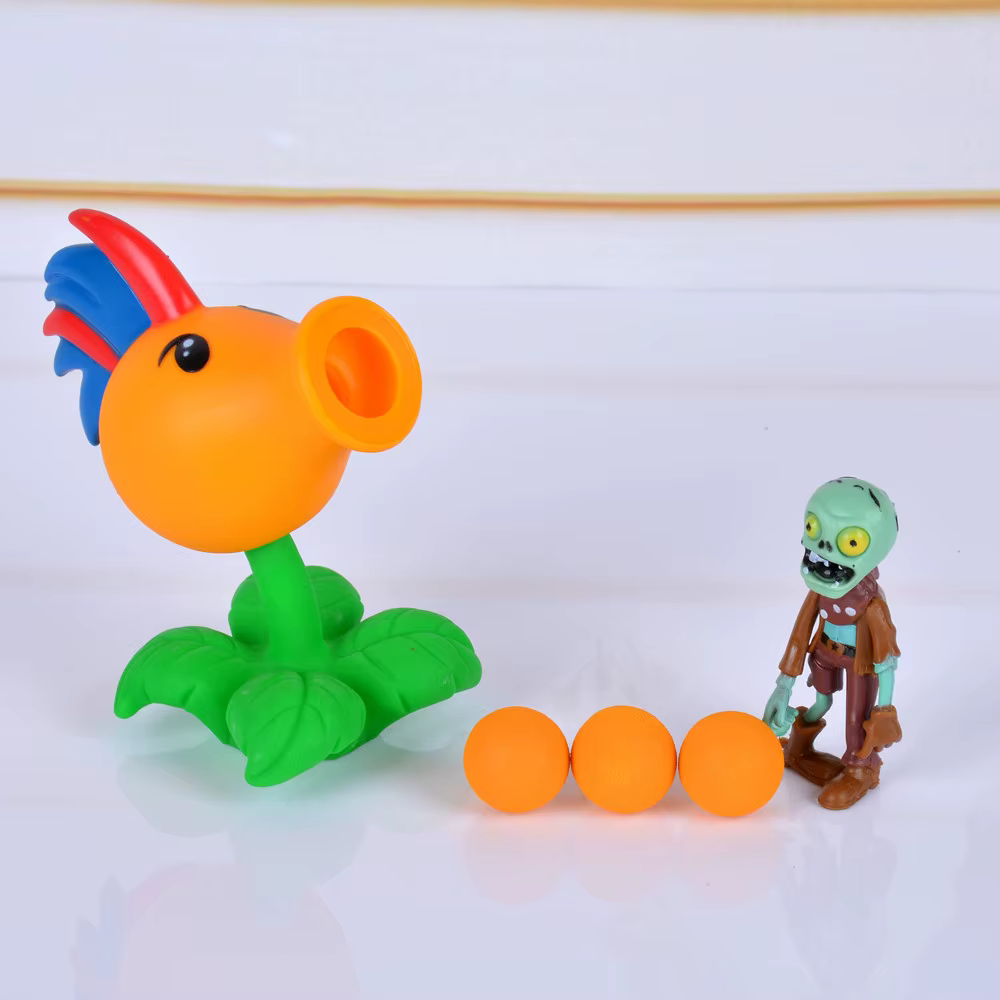 Plantes chaudes vs Zombies paysan PVC Action anime Figure modèle pvz jouet cadeaux jouets pour enfants plantes de lancement de haute qualité