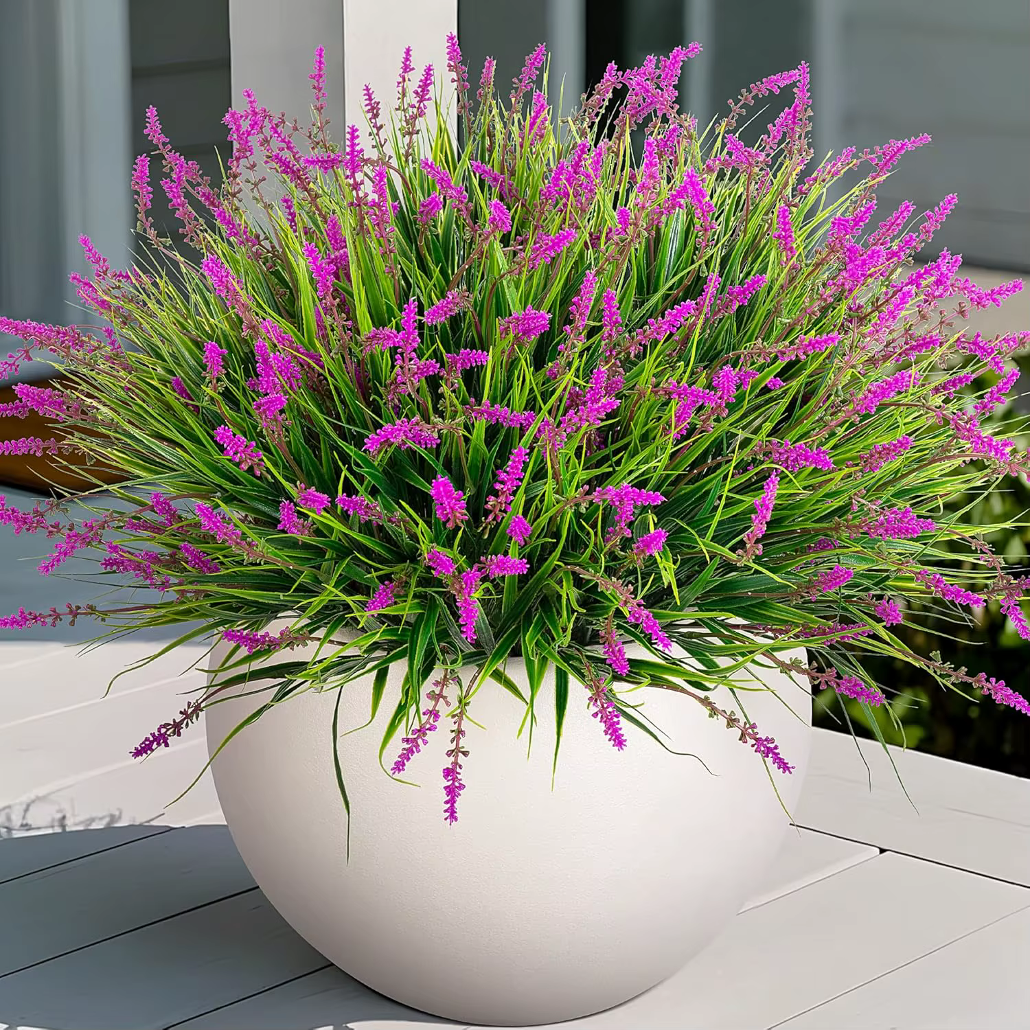Fleur artificielle en plastique de lavande pour bouquet de mariage