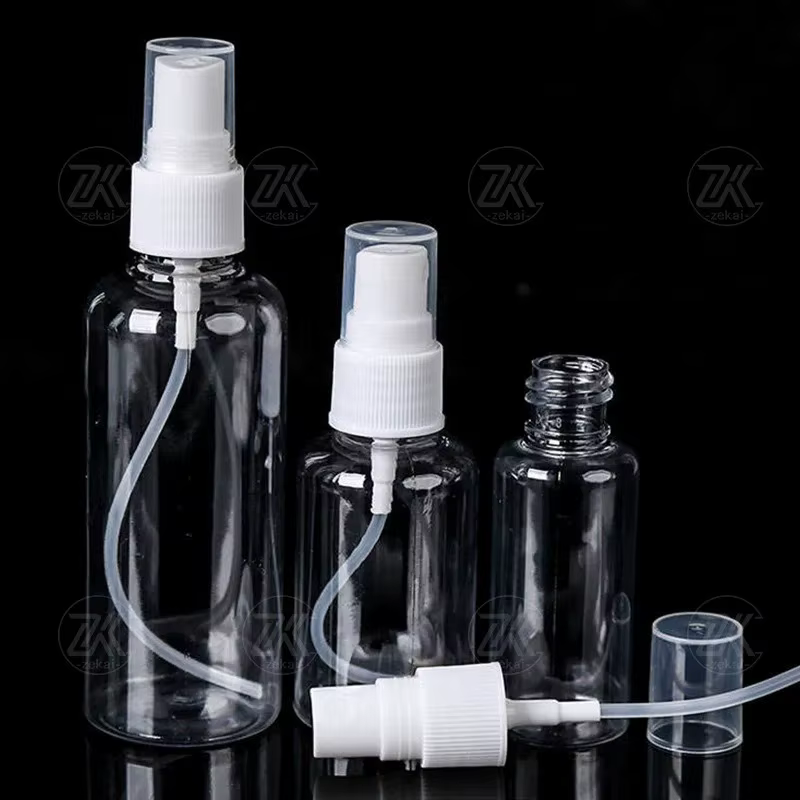 Flacon pulvérisateur Portable en plastique transparent