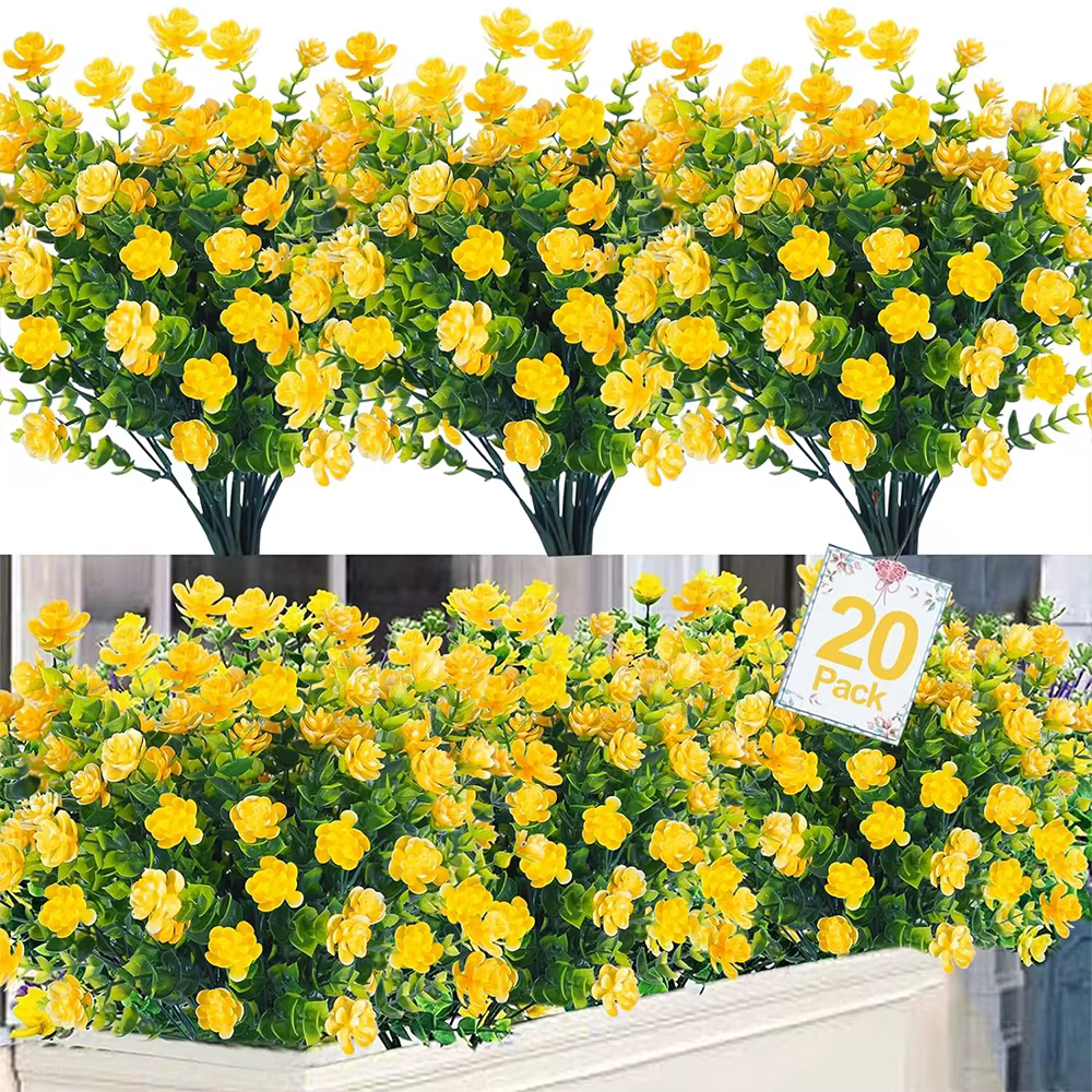Bundle de fleurs artificielles pour la décoration de jardin